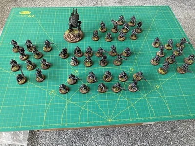 Warhammer 40K Large Pro Painted Lot Of Cadian Imperial Guard x50 And Sentinel - Image 1 of 4
