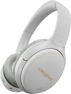 Creative Zen Hybrid Wireless Over-Ear Headphones Active Noise Cancellation White - Picture 1 of 4