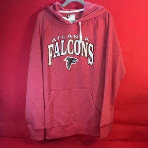 NFL Team Apparel Atlanta Falcons Red Pullover Hoodie. Mens SZ XL - Picture 1 of 5