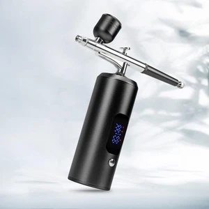 Airbrush Set Tragbar Spritzpistole mit Kompressor Kabellose Mini Air Brush DHL - Bild 1 von 21