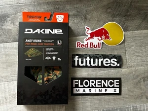DaKine Traction Pad Surf Tailpad Octopus Volcom Creatures Futures Firenze X Rosso - Foto 1 di 7