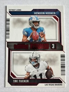 2023 Panini Contenders Round Numbers Red Hendon Hooker Tre Tucker RC #14 - Picture 1 of 2