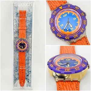 SWATCH SCUBA RED ISLAND SDK106 1992 NOS 42MM VINTAGE RARE TOP - Bild 1 von 14