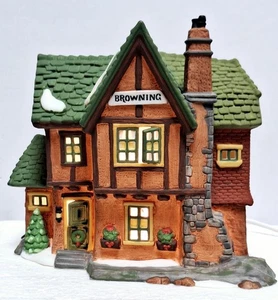 Department 56 Heritage Collection Dickens Village Browning Cottage retirado 1997 - Imagen 1 de 8