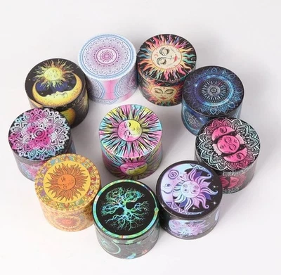 trincia tabacco personalizzato grinder natura alberi erba trita tabacco - Immagine 1 di 4