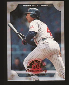 Donruss Leaf Baseball 1998 #79 - Paul Molitor - Minnesota Twins 98-583 - Imagen 1 de 2