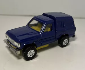 Vintage Tonka Toyota Go Bot Mini Bots 1984 Wagon Transformer Blue Yellow Action - Picture 1 of 9
