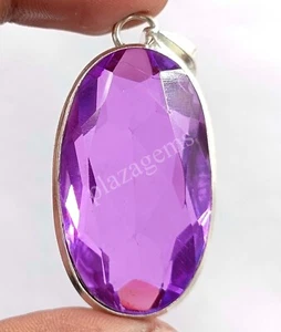 Best Sale 86.75 Carat Purple Amethyst Oval Shape Gemstone 5ATP - Picture 1 of 8