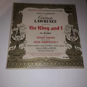 The King And I Decca DL 9008 Rodgers Hammerstein LP Gertrude Lawrence 1951 - Picture 1 of 5