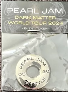 FICHA DE EVENTO PEARL JAM SEATTLE CLIMATE PLEDGE ARENA 30/05/2024 GIRA DE MATERIA OSCURA - Imagen 1 de 2