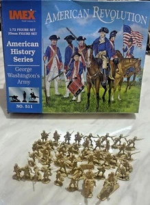 Imex 1/72 American Revolution George Washington Army 511 Plastic Model Figures - Bild 1 von 3