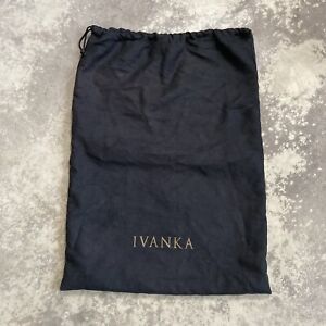 Ivanka Trump Black Large Drawstring Dustbag 18 X 25