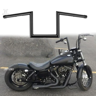 Barra de manillar de elevación de 8" para motocicleta de 1" para Harley Davidson Dyna Softail Fatboy Foto 1 de 4