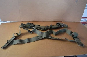 Lot of 3 GI Suspenders M1950 Green US Military Surplus New - Picture 1 of 1