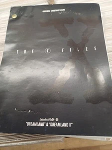X Files Shooting Script Dreamland Series 6 Episodes 4/5 - Picture 1 of 4
