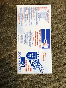 1982 Kansas City Royals Baseball Pocket Schedule - Sport Collectibles AD - Picture 1 of 2