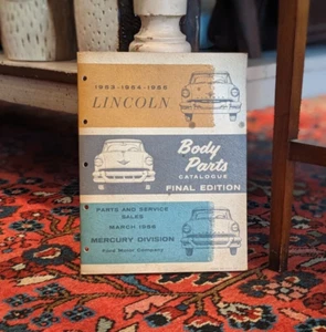 1955 Lincoln Body Parts Catalogue Ford Motors Company - Picture 1 of 11