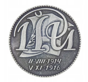 WW2 1. UHLANS REGIMENT DER POLNISCHEN LEGIONEN ABZEICHEN REPLIKA POLEN - Bild 1 von 2