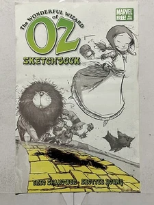 The Wonderful Wizard Of Oz Sketchbook Marvel Comics Eric Shanower Skottie Young - Picture 1 of 2