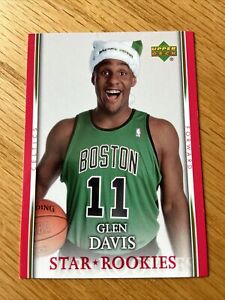 2007-08 Upper Deck GLEN DAVIS STAR ROOKIE Basketball Card SH-GD Boston Celtics