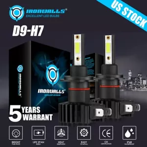 Kit de faros de bombillas LED H7 6000K súper blancas para Yamaha YZF R1 R3 2007-2018 - Imagen 1 de 12