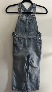 Gap Denim Girls Overalls S(6/7). Medium Wash/NWOT/Kids Jeans. Adjustable Straps. - Picture 1 of 4