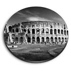 Round MDF Magnets - BW - Roman Colosseum Italy Rome #41655