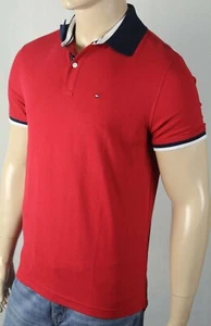 Tommy Hilfiger Performance Red Mesh Polo Shirt Classic Fit Wicking NWT - Picture 1 of 1