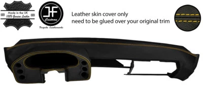 PAINEL DE PONTO AMARELO E CAPAS DE COURO PARA PAINEL SERVE PARA PORSCHE 928 78-89 ESTILO 2 - Imagem 1 de 3