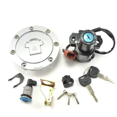 Interruptor de encendido para Honda 2007-14 CBR1000RR CBR 600RR tapa de gas combustible llave de bloqueo de asiento Foto 1 de 4