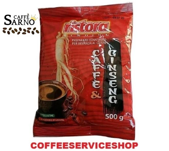 1 KG Ginseng RISTORA BAR - 2 conf. da 500 gr. - Senza Glutine -