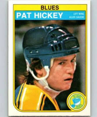 1982-83 O-Pee-Chee #304 Pat Hickey NM++ Blues J2M - Image 1 of 2