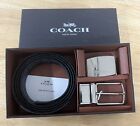Men’s Coach Signature Black Double side Belt Boxed set 42 Brand New in Box
