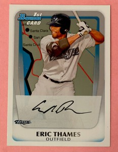 2011 Bowman Prospects International Eric Thames #BP102 Rookie RC Parallel 1st