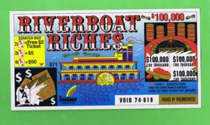 #T125.  UNKNOWN YEAR INSTANT SCRATCHIES  LOTTERY  PROMO CARDBOARD DISPLAY - Picture 1 of 2