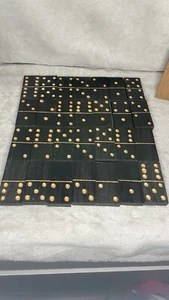 Vintage Wooden Handmade Wooden Domino’s Game Full Set - Picture 1 of 9