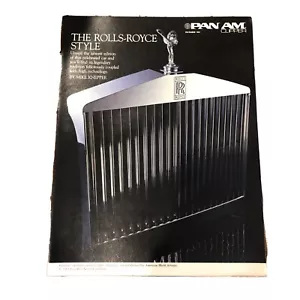 1983 DEZEMBER PAN-AM AIRLINES CLIPPER BORDMAGAZIN ROLL ROYCE STIL AUSGABE - Bild 1 von 4