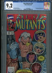 Nuevo Mutants #87 (Primer Cable) CGC 9,2 Páginas Blancas - Imagen 1 de 3