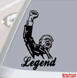 LEGEND PRESIDENT DONALD J TRUMP Vinyl Decal Sticker Car 2024 VANCE USA FIGHT - Picture 1 of 6