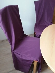 Stuhlhussen 2 Stück Lila - Bild 1 von 3