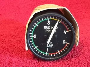 INDICADOR DE TIMÓN DE PRESIÓN HIDRÁULICA GAUGE EE. UU. NP-149-U 2" P/N SR-07J CON ETIQUETA - Imagen 1 de 7