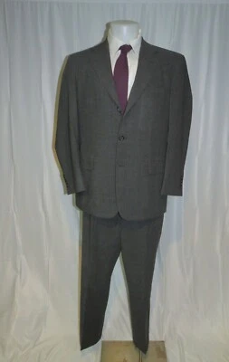 Traje Brooks Brothers Brookscool Gris Sólido Ligero Tres Botones 42R Foto 1 de 4
