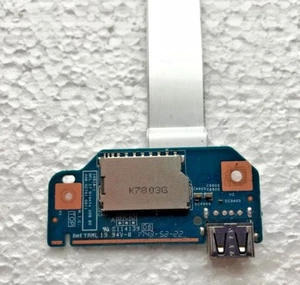Original HP 17-BS 17-AK USB und Kartenleser Platine mit Kabel *getestet* - Bild 1 von 2