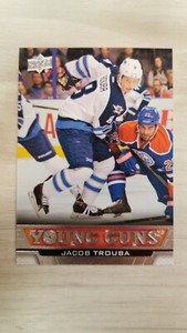 2013-14 UPPER DECK JACOB TROUBA YOUNG GUNS #237
