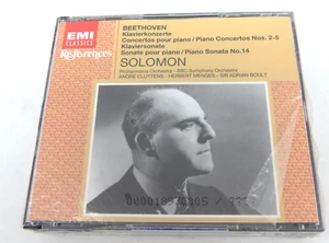 Piano Concertos 2-5 Solomon Beethoven Cluytens Classical CD Set New - Picture 1 of 2