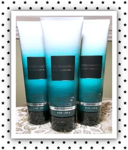 Bath & Body Works FRESHWATER Men's Ultimate Hydration Body Cream x3 Bergamot - Picture 1 of 6