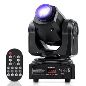 U`King 50W LED Moving Head Light with Remote 8 GOBO 8 Pattern Spotlight by DM... - Picture 1 of 7