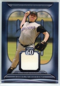 2011 Topps Baseball Series 1 Curt Schilling Topps 60 Memorabilia Card #T60R-CS