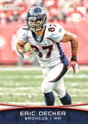 2012 Bowman Football #7 Eric Decker Denver Broncos - Image 1 of 2