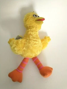 Peluche sonaglio uccellino grande Gund Sesame Street peluche 13" morbido 2007 - Foto 1 di 6
